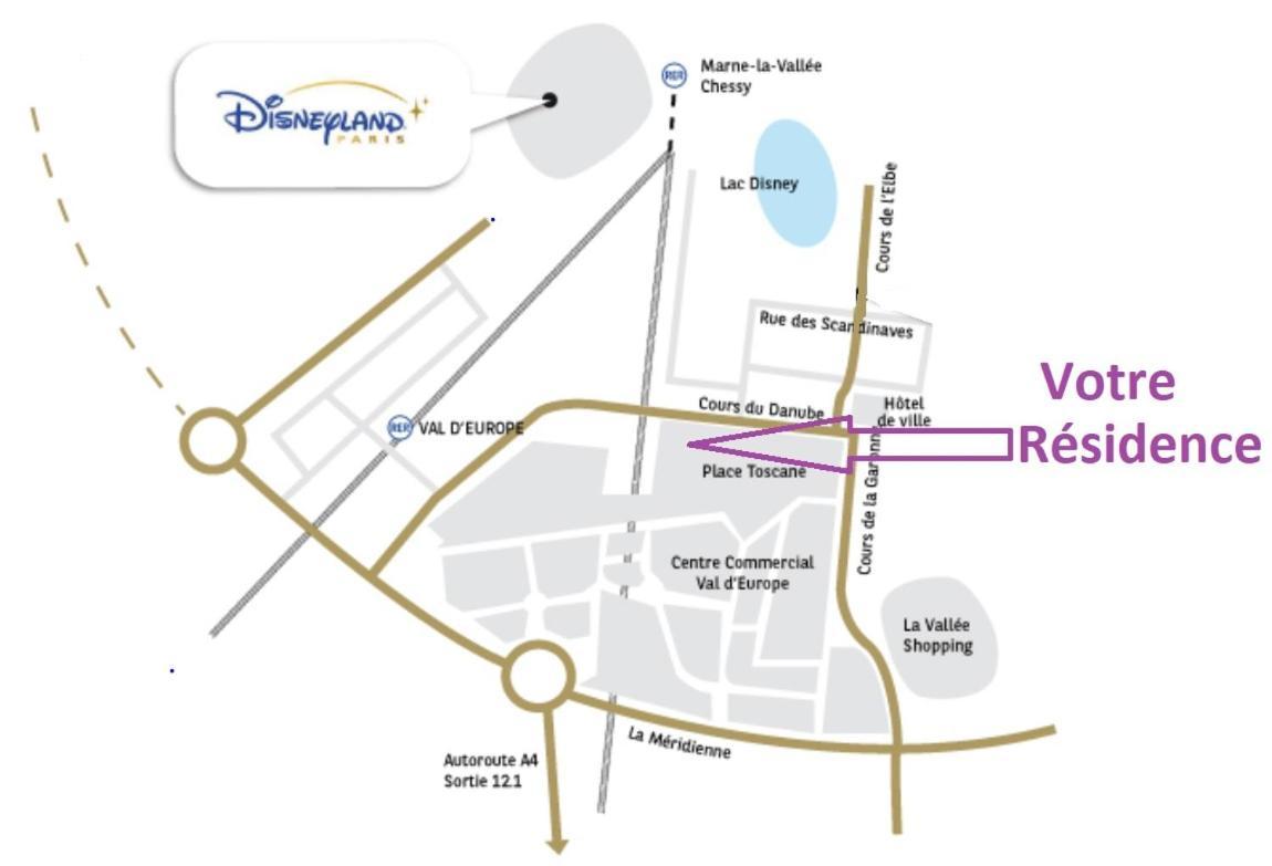 Proche Disneyland, Val D'europe, Paris #1 Appartement *
